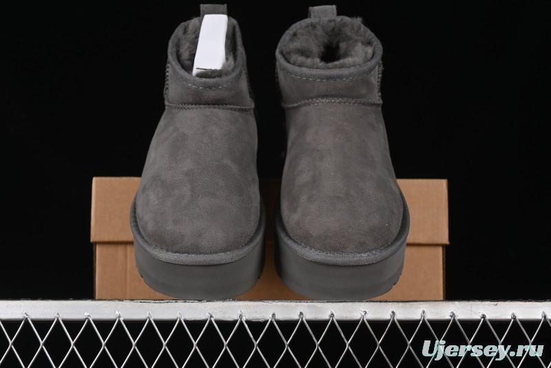 UGG Classic Ultra Mini Platform 3CM Wool Blend Mini Short Boots - 1135092
