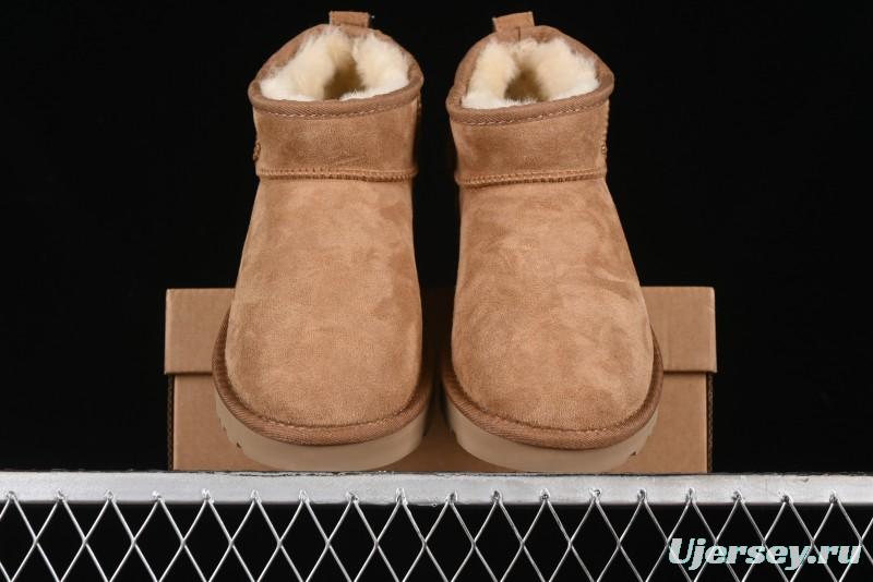 UGG Classic Ultra Mini Short Boots with Genuine Australian Shearling and TREADLITE Outsole - 1116109