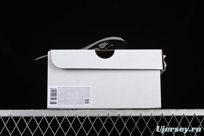 Nike Air Force 1 '07 Low Casual Sneakers with Full-Length Air Cushion - FQ4296-101