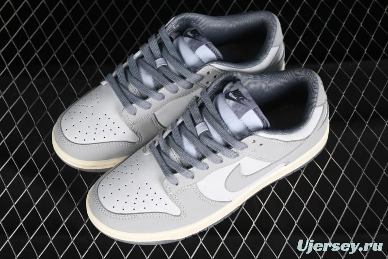 Nike Dunk Low Cool Grey SB Skateboarding Shoes with Washed Effect - FV1167-001