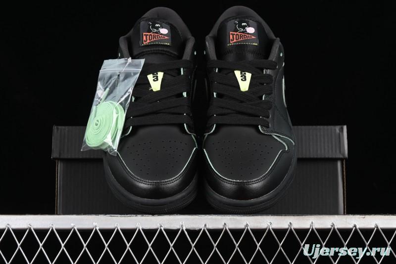 Nike Air Jordan 1 Low Black Cat Basketball Shoes - HM3690-001