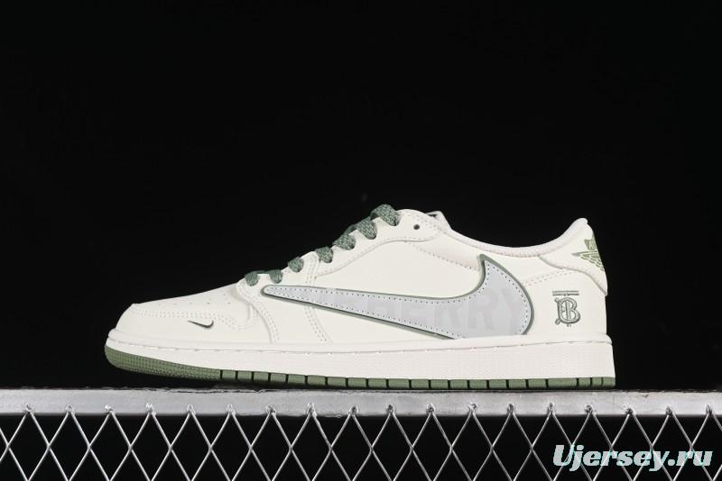 Nike Travis Scott x Fragment Design x Air Jordan 1 Low OG SP AJ1 Low Top Casual Sneakers - DM7866-020