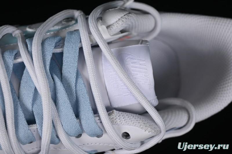 Nike Air Force 1 '07 Low Custom Anime Themed Spray Painting Romantic Whisper Casual Sneakers - ZH0316-028