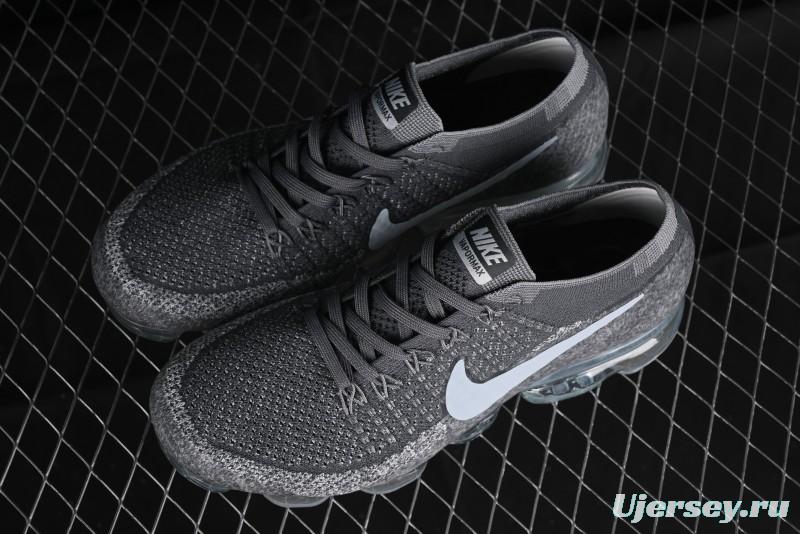 Nike Vapormax Flyknit Breathable Casual Running Shoes with Full-Length Air Cushion - 849557-002