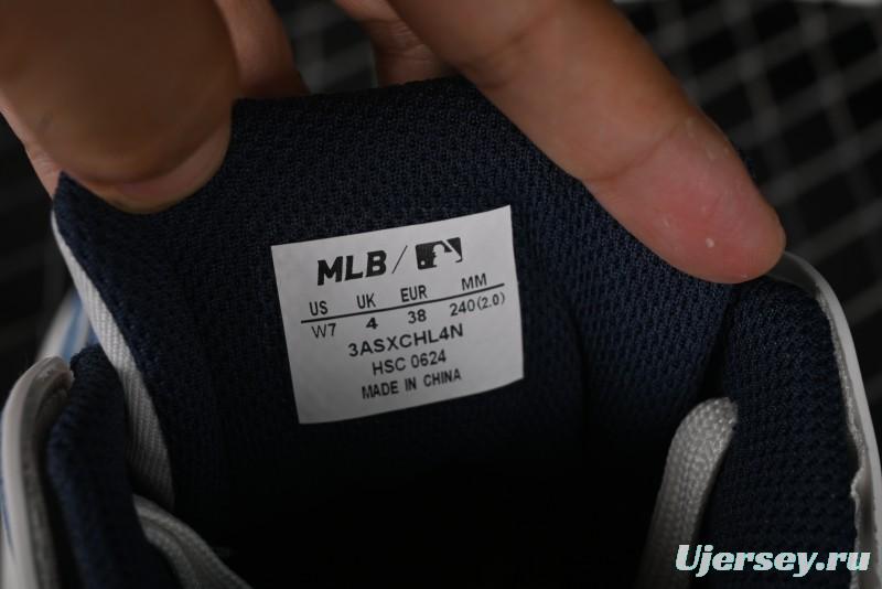 New York Yankees Chunky Liner Mid Denim Monogram Sandals with Thick Sole - 3ASXCHL4N50BLS