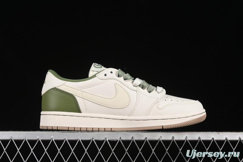 Nike Travis Scott x Fragment Design x Air Jordan 1 Low OG SP AJ1 Low-Top Casual Sneakers - XY2688-105