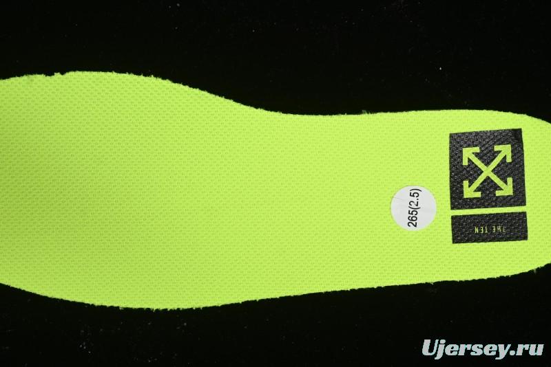 Nike Off White x Air Force 1 Low OW Transparent Yellow Sneakers - AO4606-700