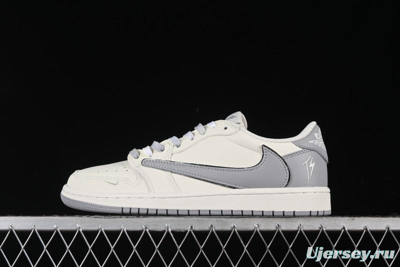 Nike Travis Scott x Fragment Design x Air Jordan 1 Low OG SP AJ1 Collaboration Sneakers - DM7866-021