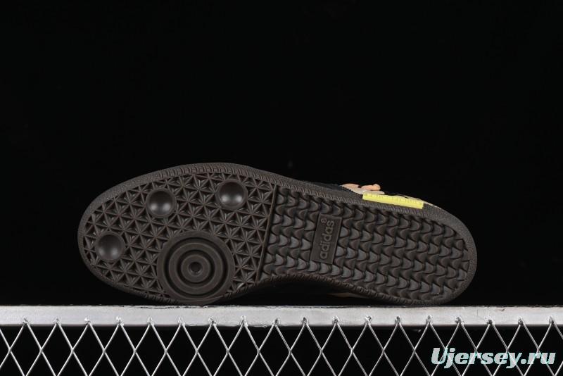 Adidas Originals Samba OG Low-Top Casual Sneakers with Panda Prank Retro Design - IG1025