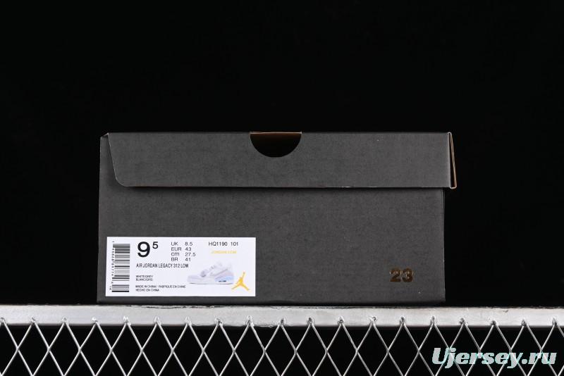 Nike Air Jordan Legacy AJ312 Low Basketball Shoes with Triple Strap Design - HQ1190-101