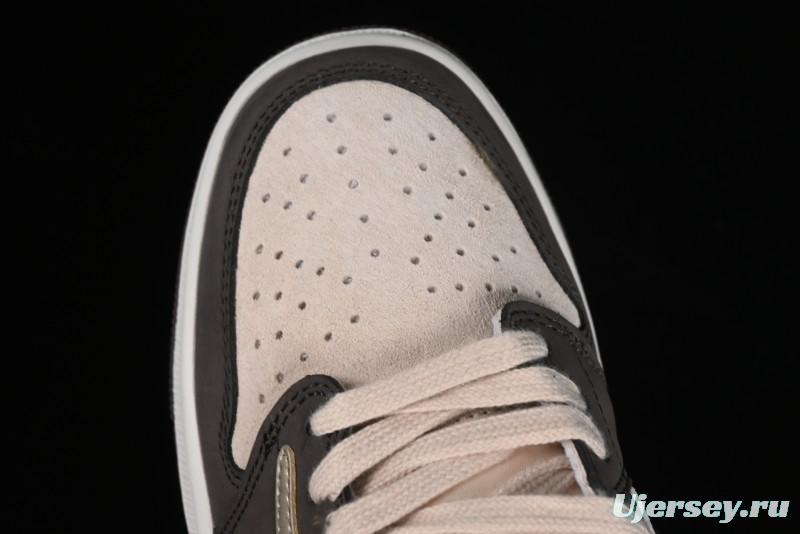 Nike Travis Scott x Air Jordan 1 Low OG Retro Basketball Shoes - DM7866-818