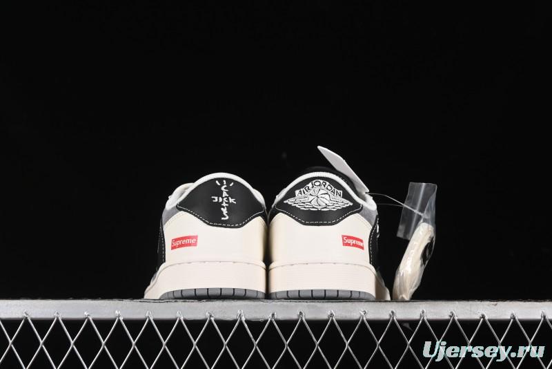 Nike Travis Scott x Fragment Design x Air Jordan 1 Low OG SP AJ1 Supreme Collaboration - SJ0086-132