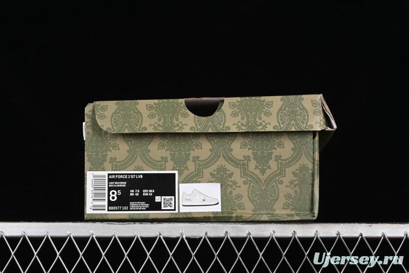 Nike Air Force 1 '07 Low Gucci Collaboration - Ash Grey Low-Top Casual Sneakers BB9577-102