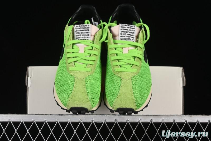 Nike Stussy Roshe Run LD-1000 Comfortable Versatile Non-Slip Durable Waffle Low-Top Casual Running Shoes - FQ5369-300