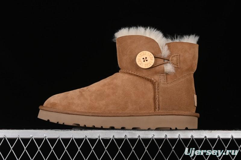 UGG Mini Bailey Button II Classic Short Boots with Wooden Button - 1016422