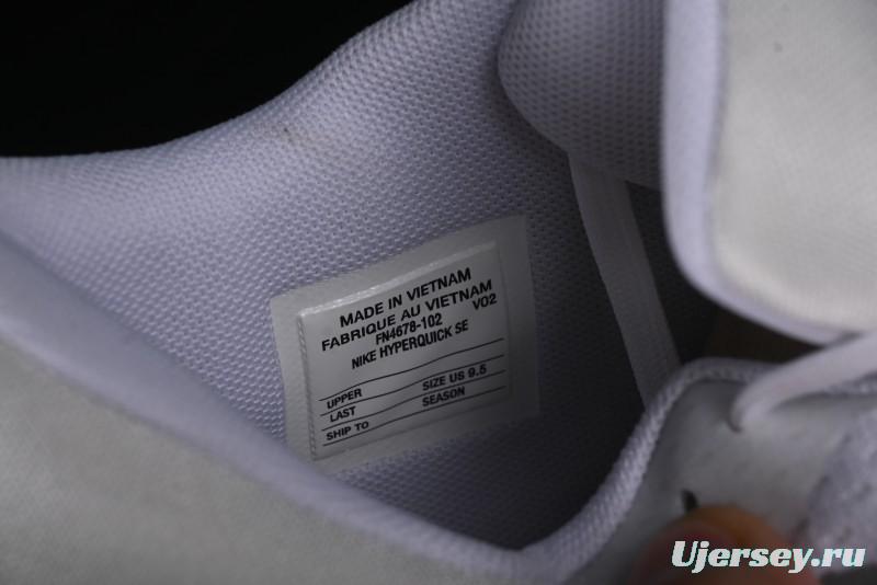 Nike Hyperquick SE Basketball Shoes with Cushioning and Breathability - FN4678-102