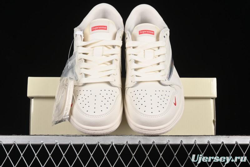 Nike Travis Scott x Fragment Design x Air Jordan 1 Low OG SP AJ1 Supreme Collaboration - CF3688-015