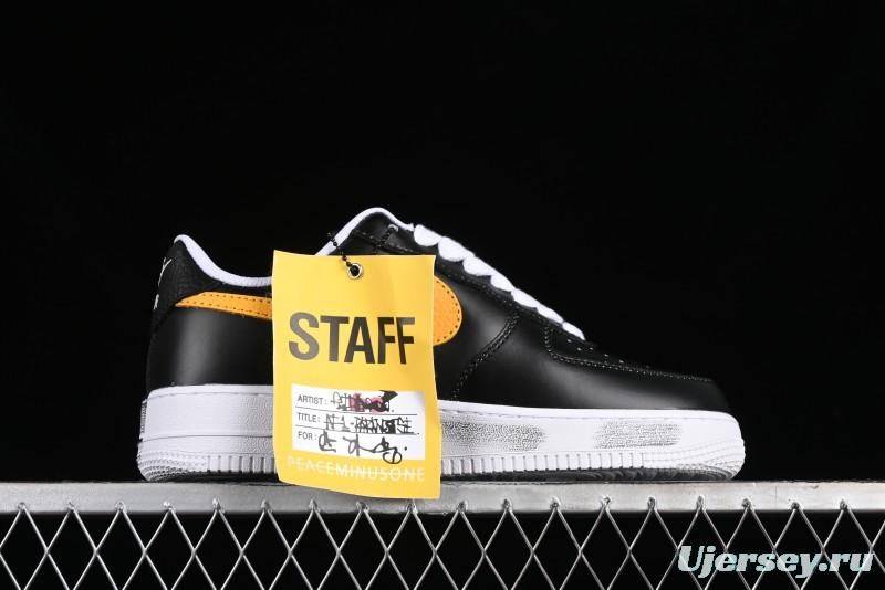 Nike Peaceminusone x Air Force 1 '07 Graffiti Casual Sneakers - AQ3692-003