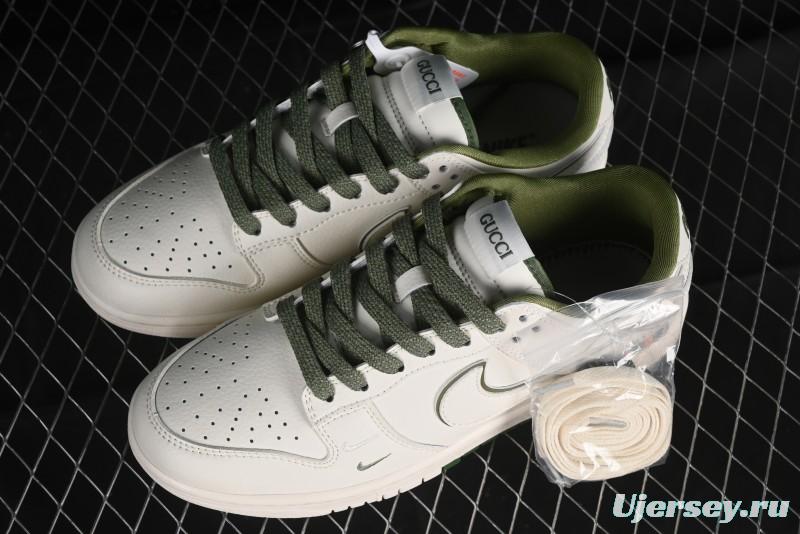 Nike SB Dunk Low Gucci Collaboration Anniversary High-End Custom Sneakers - DQ1098-398