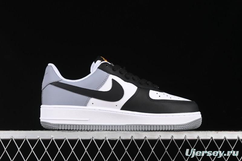 Nike Air Force 1 '07 Low Casual Sneakers in Black, White, and Gray - FB7162-081