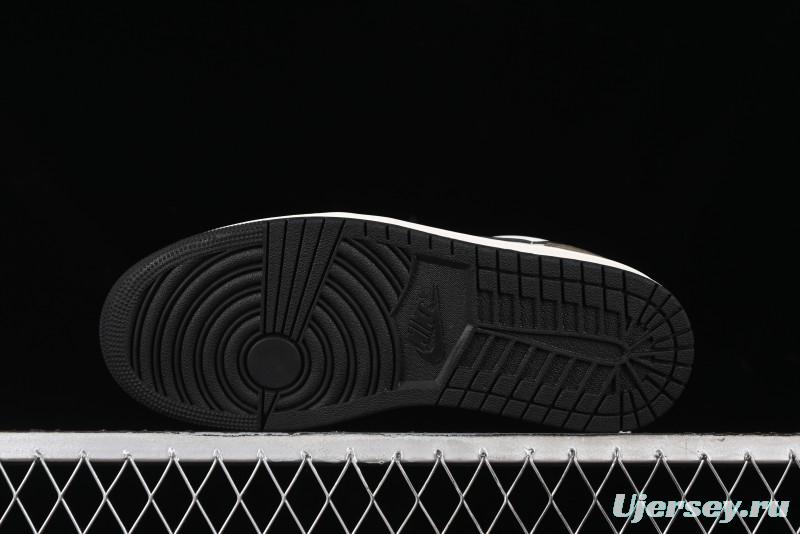 Nike Air Jordan 1 Low AJ1 Retro Basketball Shoes with Mocha Suede Accents - CZ0790-102