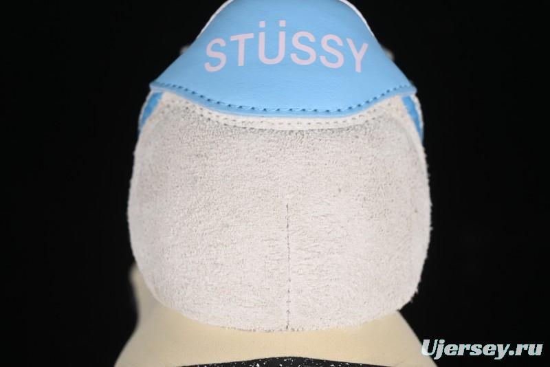 Nike Stussy Roshe Run LD-1000 Comfortable Versatile Slip-Resistant Durable Waffle Low-Top Casual Running Shoes - FQ5369-001