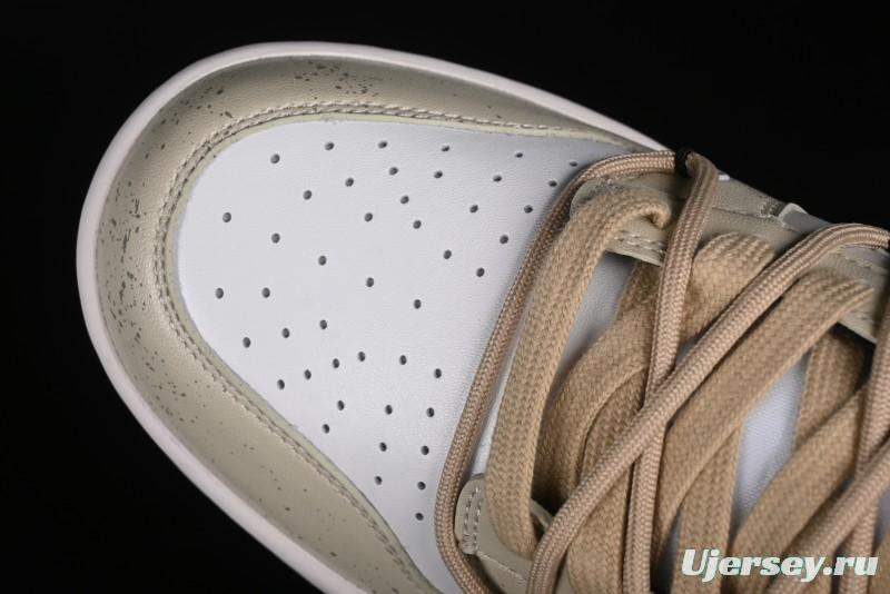 Nike Dunk Low Panda Prank Summer Theme Love Khaki Pudding Milk Tea SB Strap Low-Top Casual Sneakers - CW1590-100