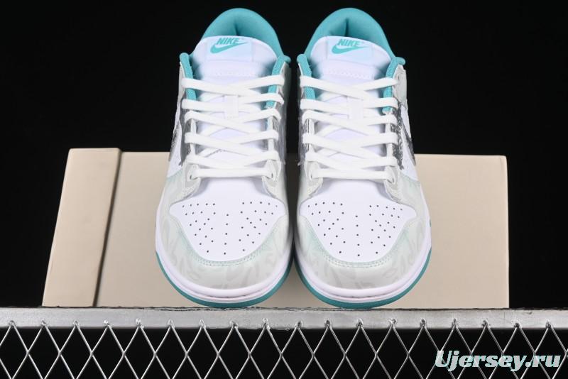 Nike Dunk Low Panda Prank Special Edition Heartbeat Email Mint SB Low Top Casual Skate Shoes - DV0833-102