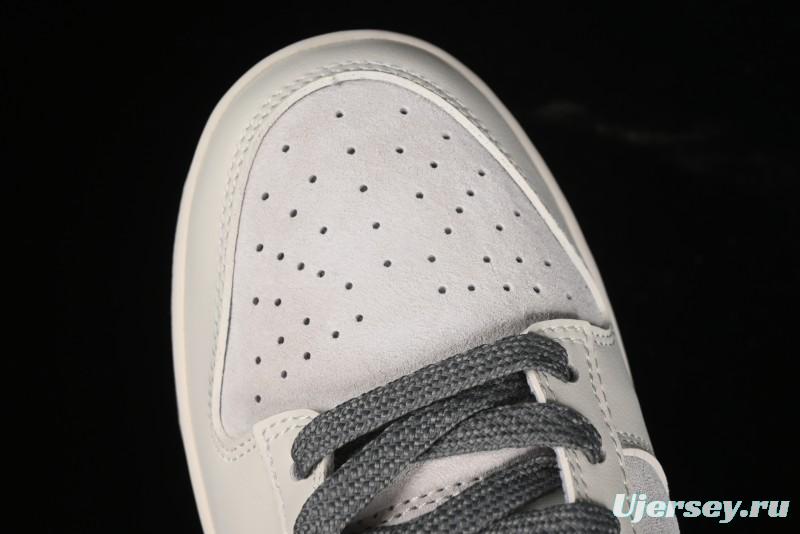 Nike SB Dunk Low The North Face Collaboration - Cement Grey Pig Anniversary High-End Custom Low-Top Casual Skate Shoes - XX2025-326