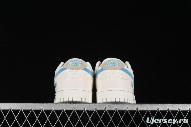 Nike SB Dunk Low Stussy Anniversary Custom Low-Top Casual Skate Shoes - SJ2068-281