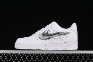 Nike Air Force 1 '07 Low Casual Sneakers with Chinese Ink Painting Design - LL6976-521