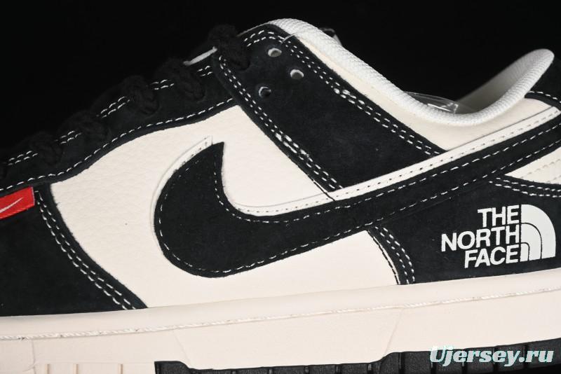 Nike SB Dunk Low The North Face Collaboration - Black Pig Eight Black Hook Anniversary High-End Custom Low-Top Casual Sneakers - SJ1089-011
