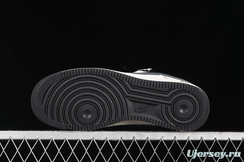 Nike Air Force 1 '07 Low Supreme Collaboration - Beige Grey Pigskin Low-Top Casual Sneakers - XZ6188-018