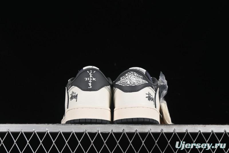 Nike Air Jordan 1 Low OG SP Travis Scott x Fragment Design Collaboration Sneakers - SJ2068-123