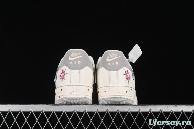 Nike Air Force 1 '07 Low Halloween Edition "Mercury Spider" Casual Sneakers - FB1893-333