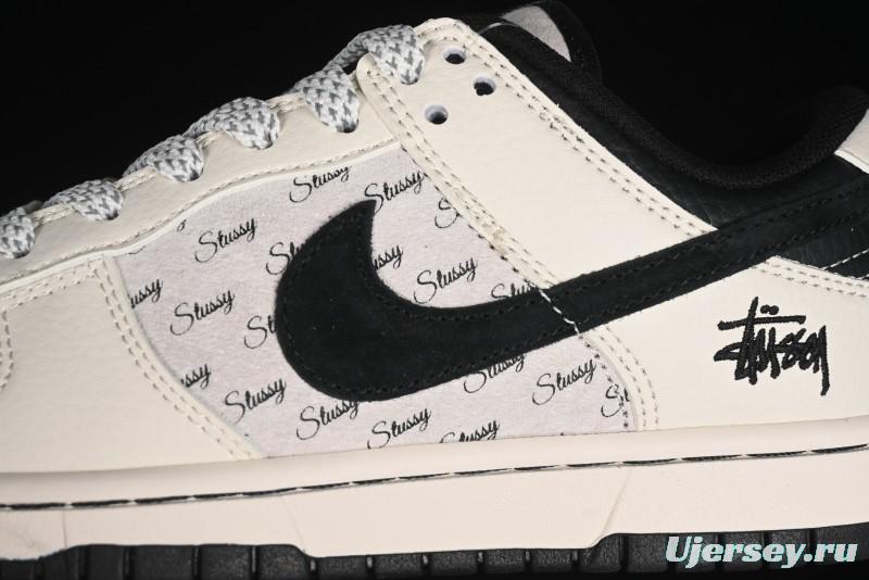 Nike SB Dunk Low Stussy Collaboration - Anniversary High-End Custom Low-Top Casual Sneakers - XY1688-016