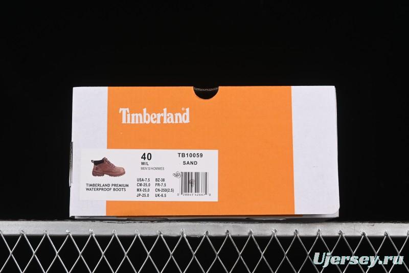 Timberland Outdoor Mid-Top Casual Martin Boots with Premium Suede Leather and Anti-Odor Insole - TB10059SAND