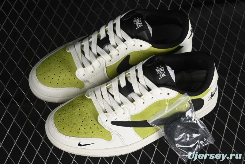 Nike Travis Scott x Fragment Design x Air Jordan 1 Low OG SP AJ1 Retro Sneakers - JH6089-002