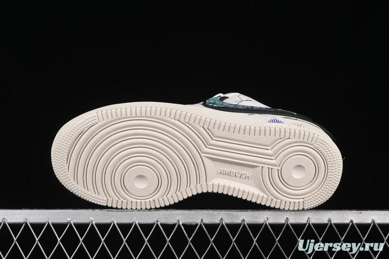 Nike Air Force 1'07 Low "Punk Future" Cyberpunk Style Casual Sneakers - DV3464-020