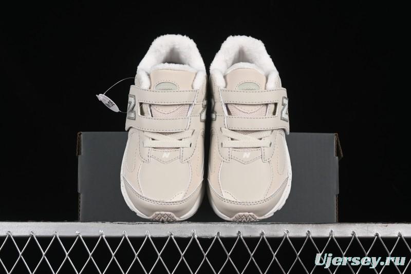 New Balance 2002R Series Hook and Loop Kids Shoes with Fleece Lining - PV2002TM