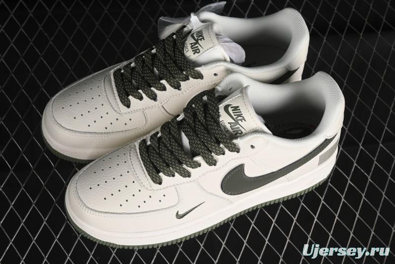 Nike Air Force 1 '07 Low QR Code Military Green Starry Sky Casual Sneakers - CU1836-966