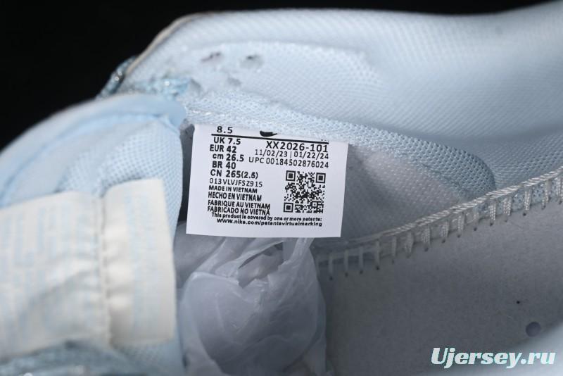 Nike SB Dunk Low Stussy Collaboration - Double Swoosh Ice Blue Anniversary Custom Low-Top Casual Skate Shoes - XX2026-101