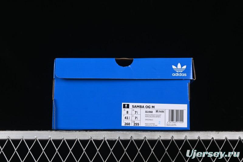 Adidas Originals Samba OG Retro Casual Sneakers - IG1968
