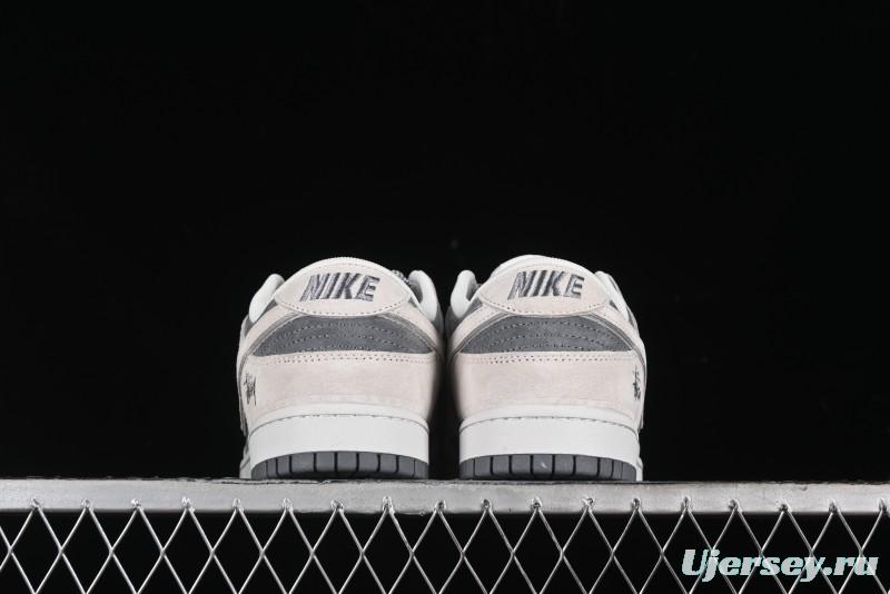 Nike SB Dunk Low Stussy Anniversary Edition Premium Custom Low-Top Casual Sneakers - XX2025-578