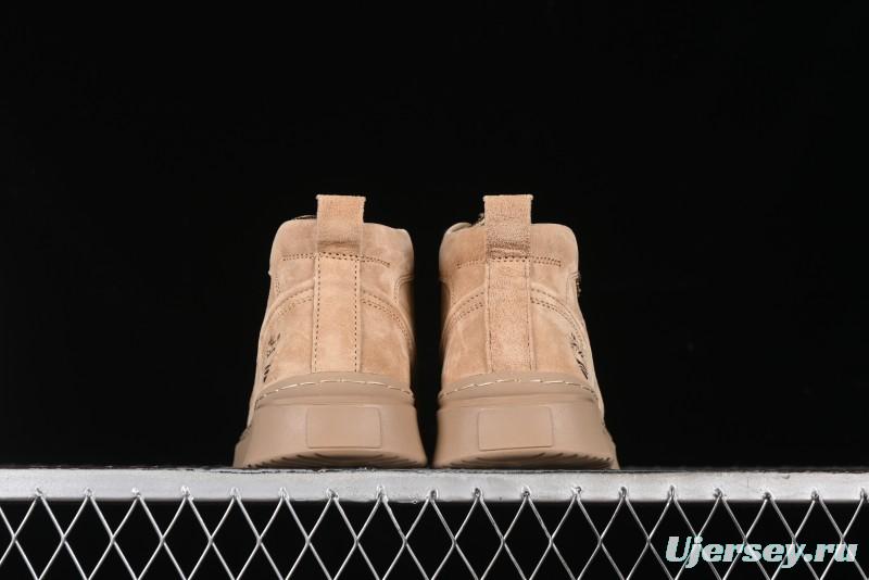 Timberland Outdoor Mid-Top Casual Martin Boots with Premium Suede Leather - TB10072SAND