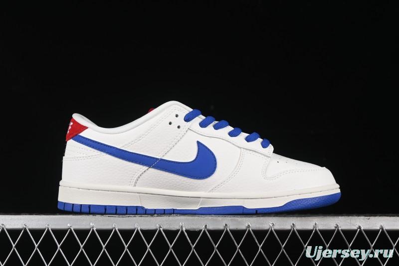 Nike SB Dunk Low Champion Collaboration - Blue Swoosh Anniversary Custom Low-Top Casual Skate Shoes - KK1333-001