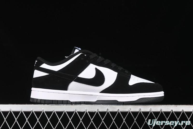 Nike Dunk Low Suede Panda Casual Sneakers - FQ8249-100