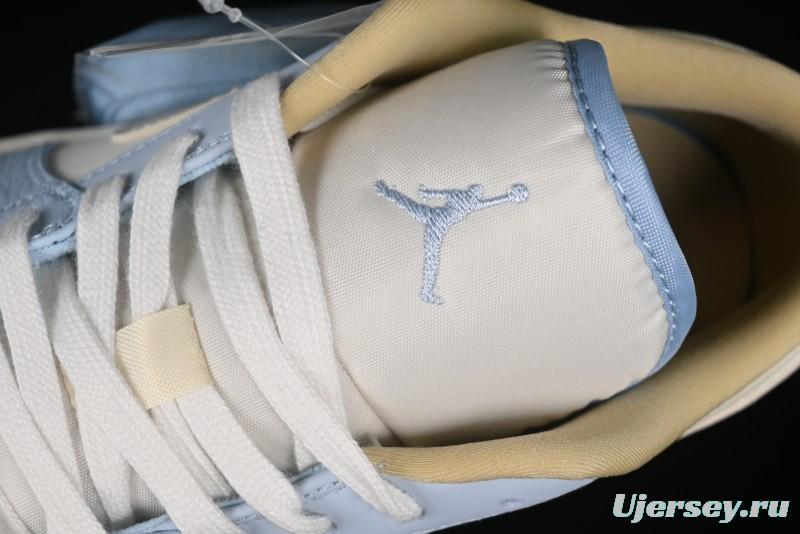 Nike Air Jordan 1 Low OG AJ1 Retro Basketball Shoes in White and Brown - HQ4186-111