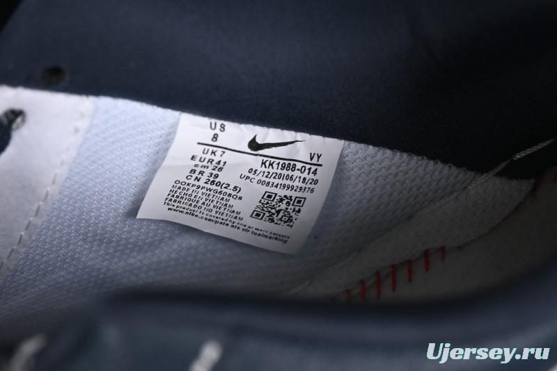 Nike Air Force 1 '07 Low The North Face x CDG Dark Blue Casual Sneakers - KK1988-014
