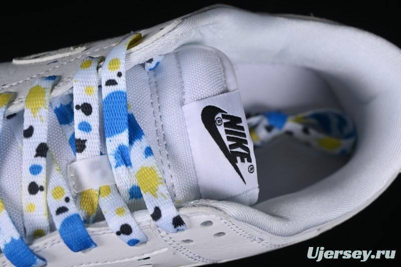 Nike SB Dunk Low Gucci Collaboration - Ink Splatter White Swoosh Anniversary Custom Low-Top Casual Sneakers - FC2025-305